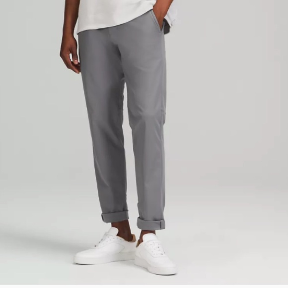 Lululemon Commission Slim-Fit Pant 32” length 28” waist gray